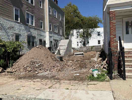 Ground-Up cashout loan funded for a duplex in Irvington NJ with $465k loan and $407k construction budget