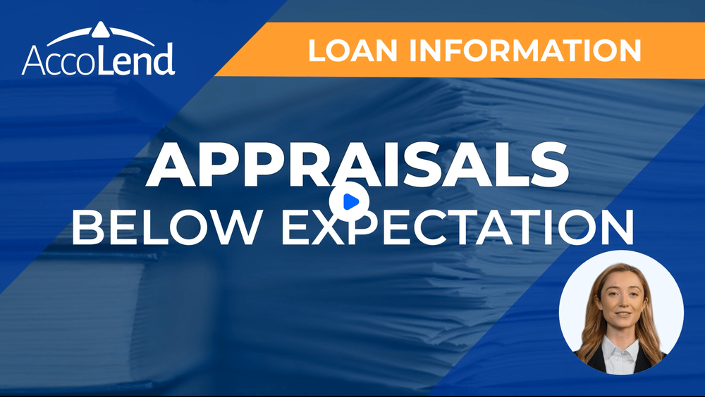 Appraisals Below Expectation